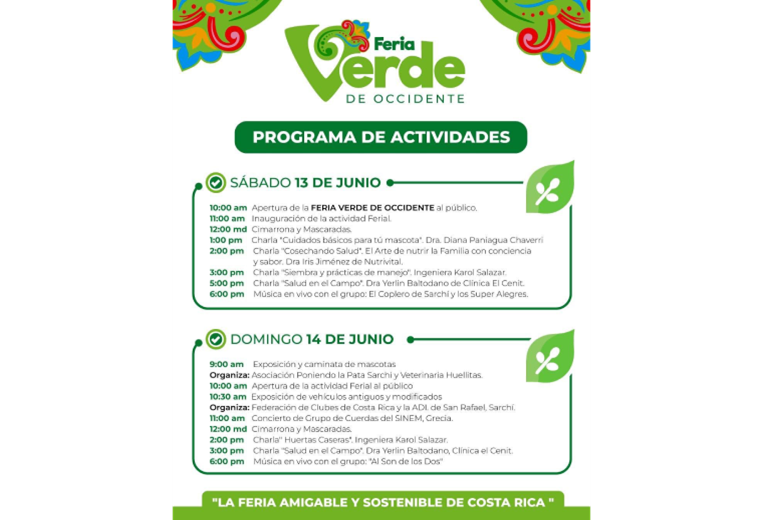 Feria verde en Occidente
